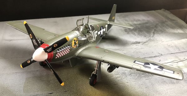cách sơn mô hình North American P-51B Mustang 1/48 Tamiya 61042