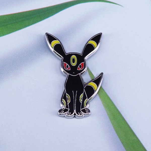 Cài áo kim loại Pokemon Umbreon trang trí áo túi xách