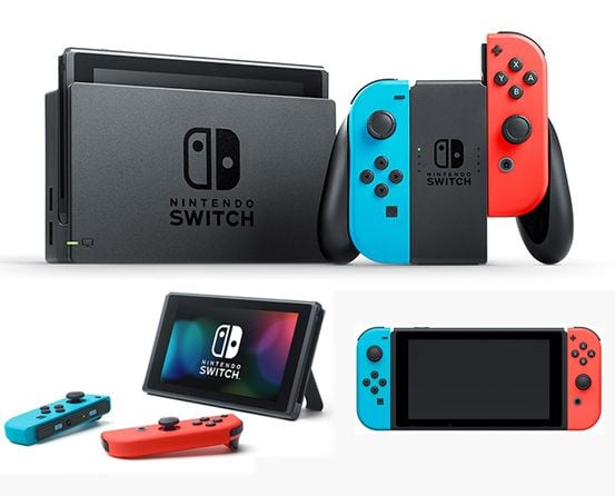 Cận cảnh Nintendo Switch màu neon tại nShop