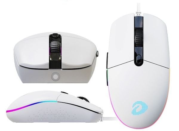 Chuột Gaming DAREU EM911 RGB Lightweight  chuột chơi game cao cấp có dây thiết kế công thái học thông minh chất liệu nhựa bền bỉ