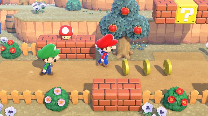 cập nhật Animal Crossing New Horizons Super Mario Bros
