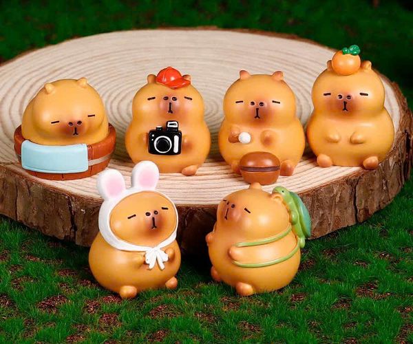 Shop bán Hộp Mù Capybara Đời Tươi Hồng Blind Box bóc túi may mắn test nhân phẩm thú vị