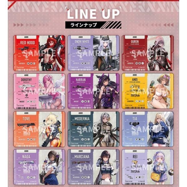 Thẻ Sưu Tập Carddass The Goddess of Victory NIKKE Metallic Pass Collection 2 Dành Cho Các Fan Của Tựa Game Nổi Tiếng