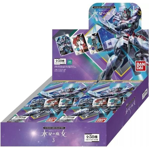 Thẻ Sưu Tập Carddass Gundam The Witch From Mercury Vol. 3 Chính Hãng Bandai