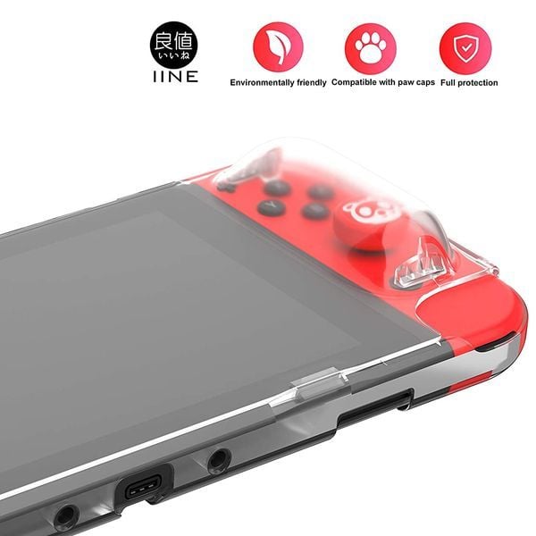 case bảo vệ từ tính IINE cho Nintendo Switch trong suốt chất lượng cao