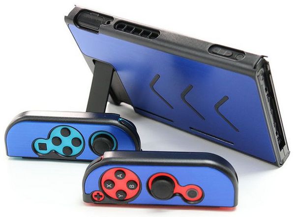 Case ốp aluminum cho Nintendo Switch màu xanh Blue