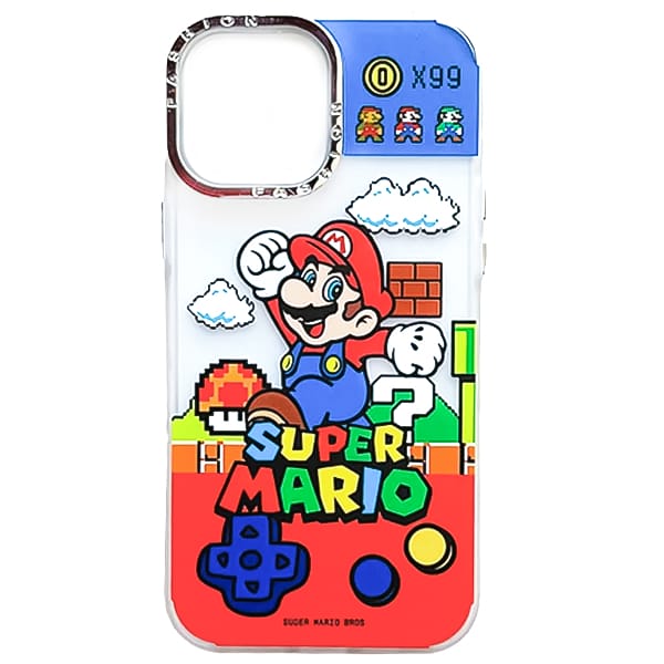 Case ốp Mario World cho iPhone 15 Plus Pro Pro Max