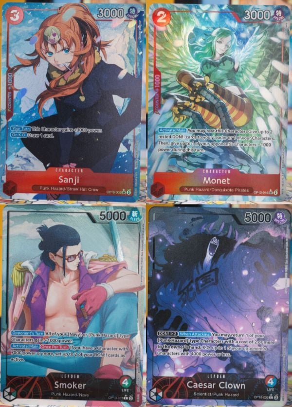 Tìm kiếm thẻ bài có hình minh họa cực đẹp trong One Piece Card Game Booster Pack OP-10E Royal Blood tiếng Anh cực hot cho fan