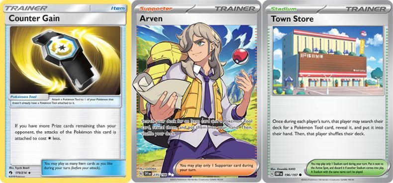 Blog về top thẻ bài Pokemon mạnh như đòn tấn công từ series Pokemon TCG Surging Sparks, đang bán tại nShop