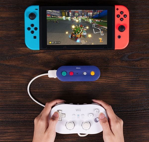 cách sử dụng GBros. Wireless Adapter 8Bitdo GameCube cho Nintendo Switch