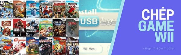 Dịch vụ chép game cho máy Nintendo Wii