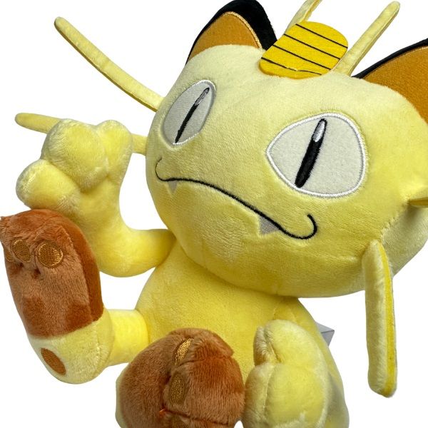 Thú bông Pokemon Meowth 25cm Hàng bản quyền chính hãng dễ thương đẹp mắt êm ái quà tặng cho bé trưng bày trang trí