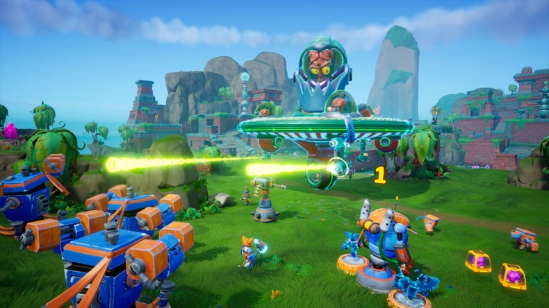 Chip ‘n Clawz vs. The Brainioids khởi đầu khi các Brainioids ngoài hành tinh