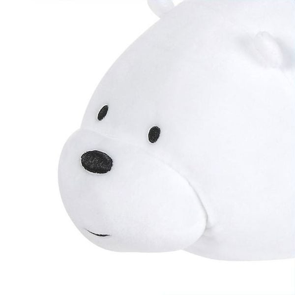 Gấu bông Ice Bear - We Bare Bears 50cm đồ chơi gấu bắc cực màu trắng mềm mại êm ái chất lượng tốt an toàn mua làm quà tặng cho bé nhỏ trẻ em kê tay ôm trang trí giường ngủ sofa bàn học làm việc