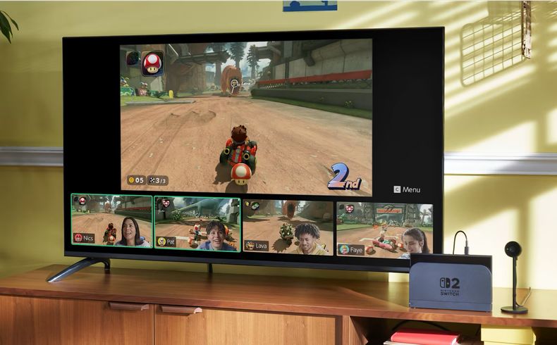 chơi game nintendo switch 2 trên TV