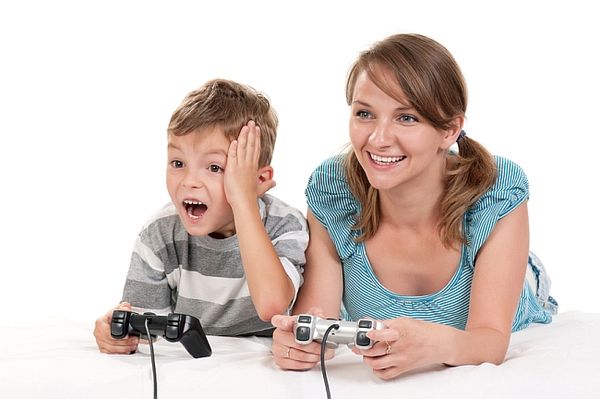 Play a Playstation game with your child