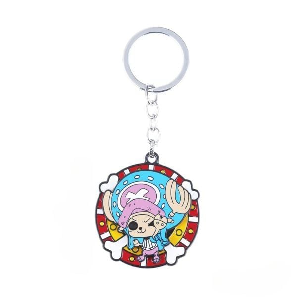 Mua ngay Móc khóa kim loại One Piece xoay tròn in hình tuần lộc Chopper