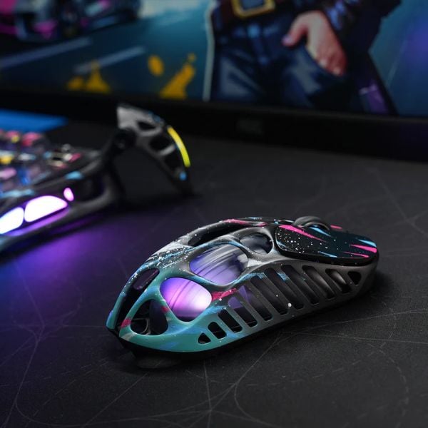 Món quà ý nghĩa cho game thủ nShop Chuột máy tính không dây GravaStar Mercury X Pro Wireless Gaming Mouse