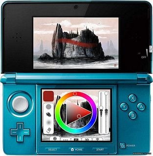 The program for drawing on 2DS and 3DS