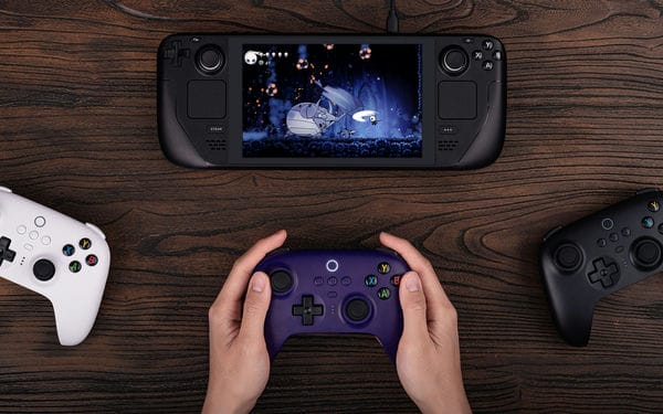 Tay cầm 8BitDo Ultimate Bluetooth Controller kèm dock sạc cho Nintendo Switch PC Steam Laptop Mobile chơi trên Steam Deck