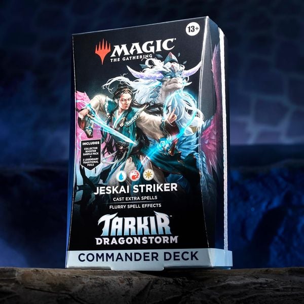 Bộ bài Magic The Gathering Tarkir Dragonstorm Commander Deck Jeskai Striker đầy chiến thuật và mạnh mẽ trong thi đấu