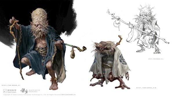 concept art Black Myth Wukong dep