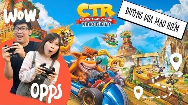 ctr crash team racing nintendo switch đua xe cáo