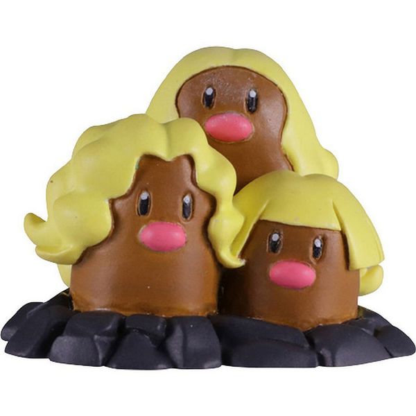 Dugtrio Alolan Form Pokemon Figure