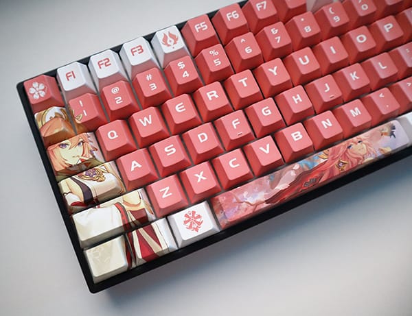 Cửa hàng bán keycap Genshin Impact hình nhân vật Yae Miko giá tốt