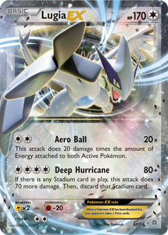 LEGENDARY BATTLE DECK  LUGIA POKEMON TRADING CARD GAME