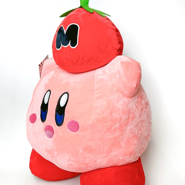 Cửa hàng bán thú bông Kirby siêu to cầm cà chua dễ thương