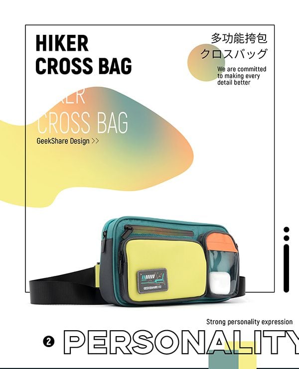 Cửa hàng bán Túi đeo chéo Hiker Cross Bag nam nữ chính hãng GeekShare