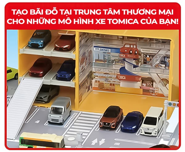 Cửa hàng báng tiểu cảnh cho mô hình xe Tomica