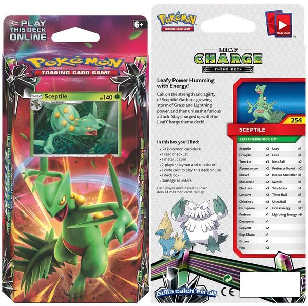 cửa hàng đồ chơi bán bài pokemon Leaf Charge Theme Deck