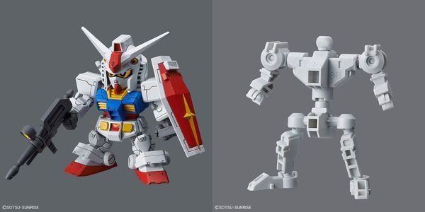 cửa hàng đồ chơi bán RX-78-2 Gundam SD Cross Silhouette Frame Set