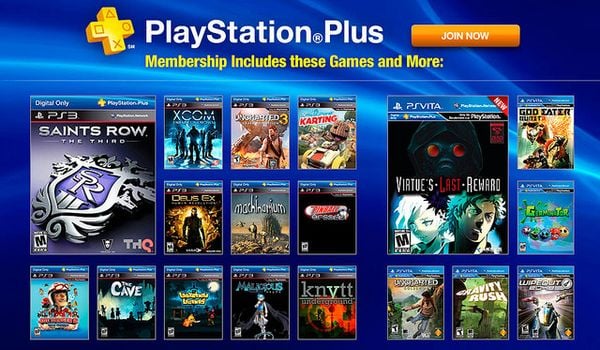 Cửa hàng game bán Playstation Plus PSN
