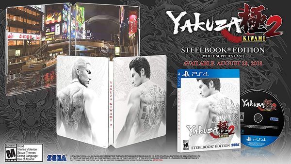 cửa hàng game bán Yakuza Kiwami 2 Steel Book Edition cho PS4