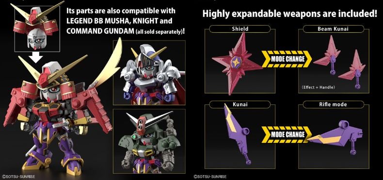 custom F-Kunoichi Kai SD Gundam Cross Silhouette nShop