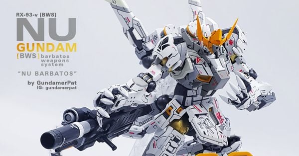 Mô hình Gundam Custom Build Gunpla Nu Barbatos