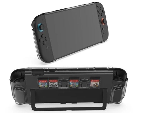 Phụ kiện Ốp Trong Suốt Nintendo Switch 2 Có Khe Để Băng Game DOBE TNS-3155 gọn nhẹ và thời trang đang có bán tại nShop