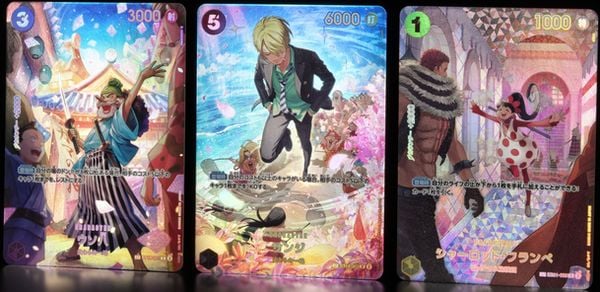 Thẻ Bài One Piece Card Game Booster Pack OP-09 New Emperor bóc pack nhận nhiều thẻ hiếm đẹp