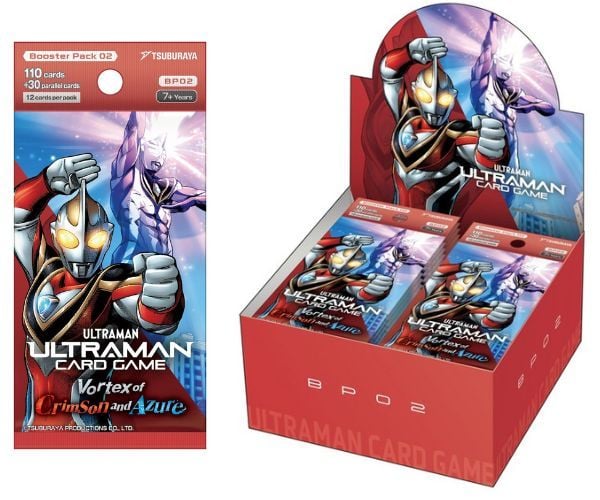 Sở hữu các thẻ siêu hiếm trong Ultraman Card Game Booster Pack Vortex of Crimson and Azure BP01 khi mua tại nShop