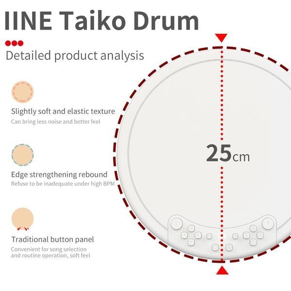 đánh giá bộ trống Taiko IINE cho Nintendo Switch