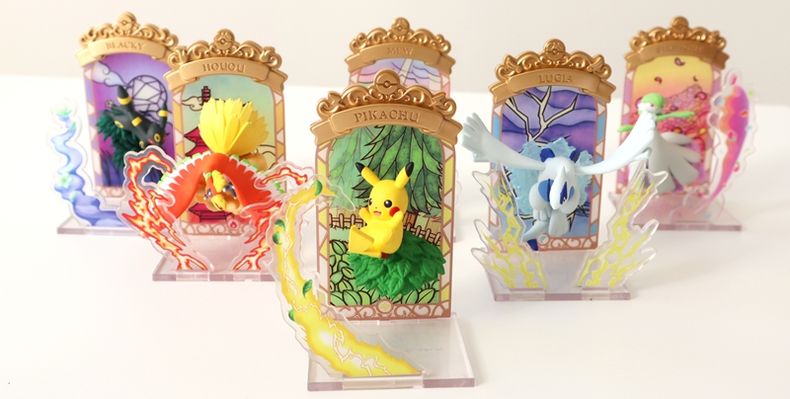 đánh giá chi tiết Pokemon Stained Glass Collection
