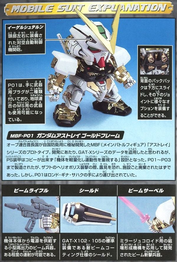 đánh giá Gundam Astray Gold Frame SD đẹp nhất