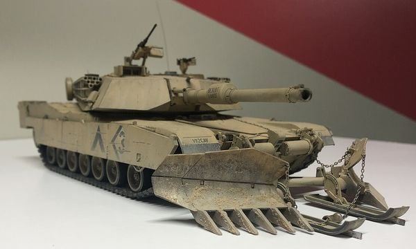 đánh giá mô hình U.S. M1A1 Abrams with Mine Plow 1/35 Tamiya 35158 đẹp nhất