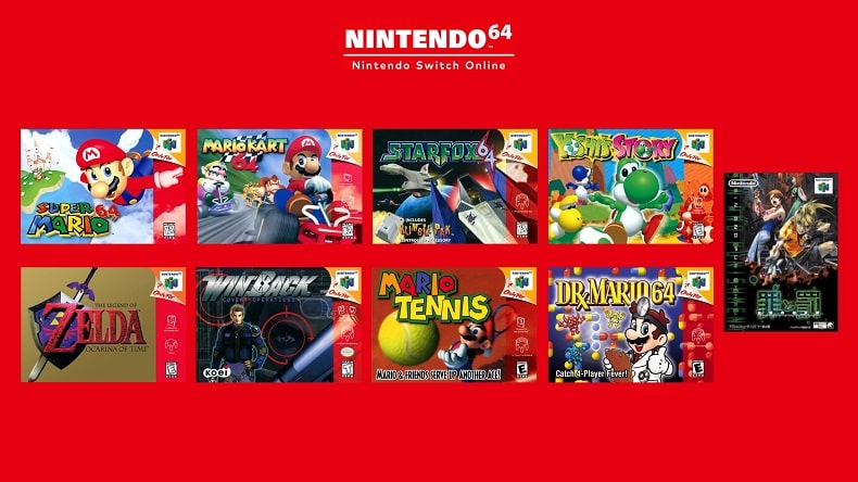 Danh sách game Nintendo 64 Nintendo Switch Online