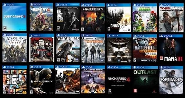 danh sách game ps4 dày đặt