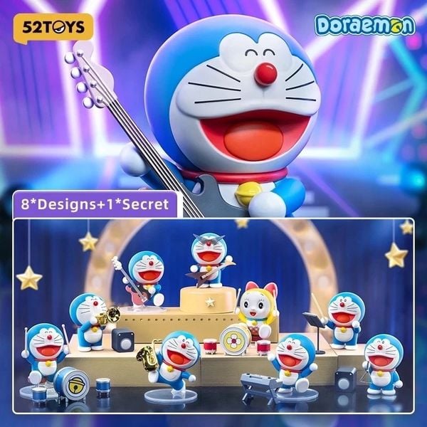 Hộp mù Doraemon Concert Series Blindbox 52TOYS mô hình nhân vật ngẫu nhiên siêu đáng yêu có bán tại nShop