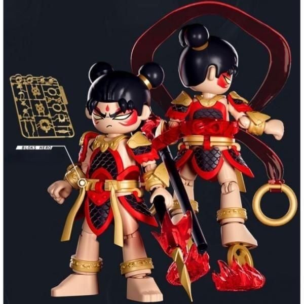 Hero Infinity Model Kit Armor Version 08 Nezha Mythical Aspect có nhiều màu sắc sặc sỡ